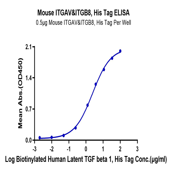 Mouse Integrin alpha V beta 8 (ITGAV&ITGB8) Heterodimer Protein BP004141 Syd Labs