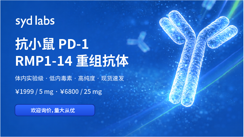重组抗小鼠PD-1(CD279)抗体 RMP1-14.1 | Syd Labs PA007162.r2a